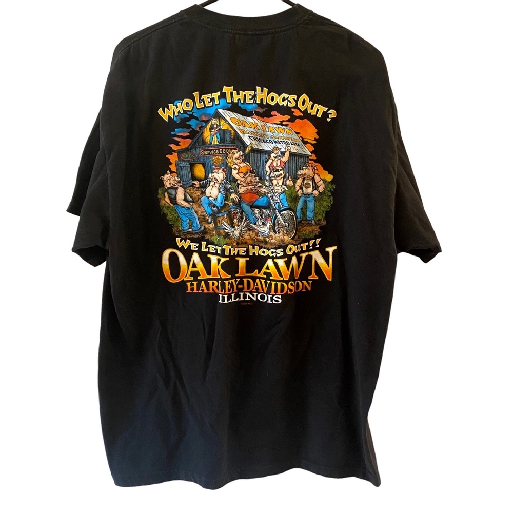 Vintage Harley Davidson Hogs Tee